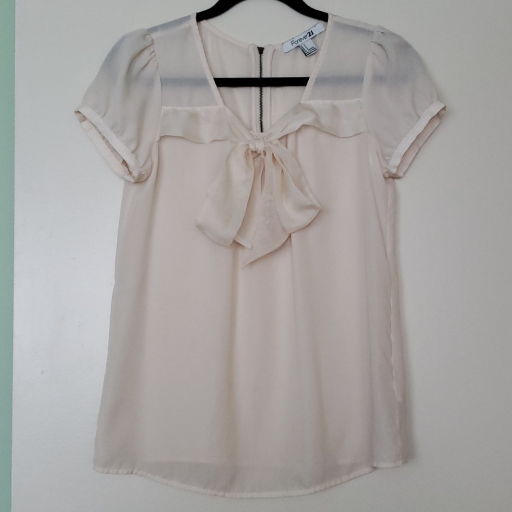 Forever 21 - Sheer Bow Front